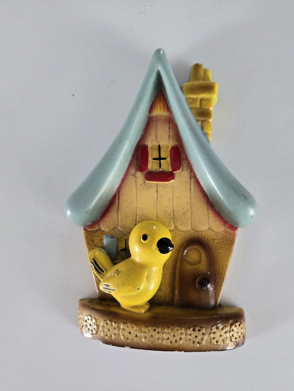 Chalkware Vintage Chalk Ware Wall Decor Birdhouse